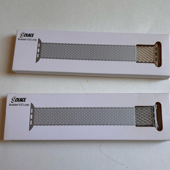 Two Solace Braided V2 Loop Watch Bands - Size XS - Apple Watch 42/44/45 - NWOT - Picture 1 of 8